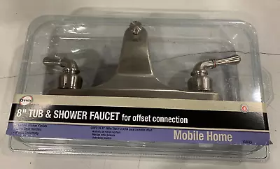 Danco 10885X 8 In. Mobile Home Offset Tub & Shower Faucet - Brushed Nickel • $25.99