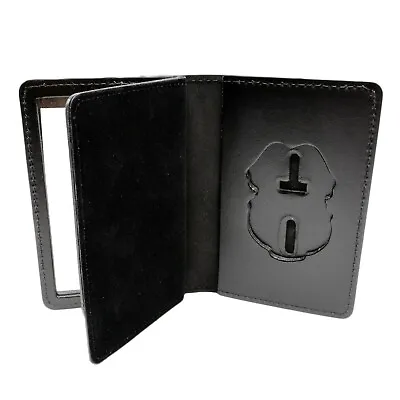$28.79 • Buy Army MP Military Police Badge Case Double ID Card Holder Leather Wallet 3  X 5 