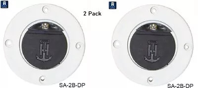 $27.99 • Buy T-H Marine SA-2B-DP Flush Mount Scupper Valve Assembly White/Black 2 Pack Boat
