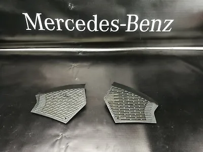 Mercedes Benz W123 Center Dashboard Console Speakers Covers Black   • $42