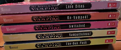 My Sister The Vampire-Lot 5 Books Love Bites ReVamped Switched Bat Pack + Mercer • $8
