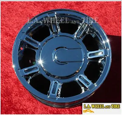 Set Of 4 New Chrome 17  Hummer H2 OEM Factory Wheels Rims Yukon Sierra 6300 • $2058.30