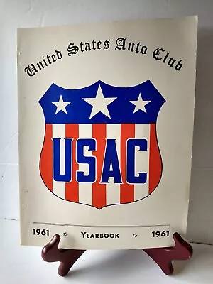 USAC Yearbook 1961 Auto Racing A.J Foyt Indy Car Sprint Cars Stock Cars Indy 500 • $19.97