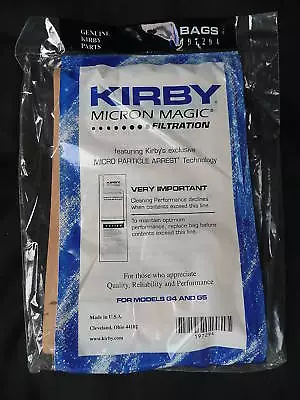 $8.99 • Buy 3 MICRON MAGIC KIRBY VACUUM Cleaner BAGS G3 G4 G5 G6
