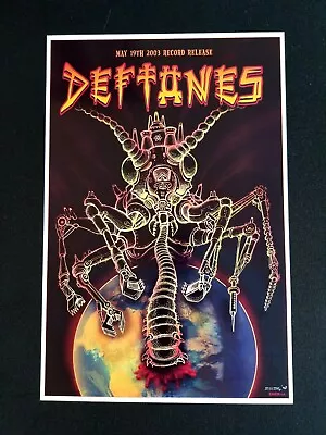 $415 • Buy Emek Deftones Multi City Concert Poster 2003