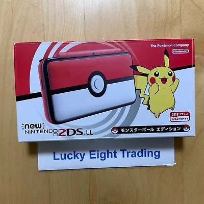 New Nintendo 2DS XL LL Poke Ball Edition Console Box Pikachu [N] • $611.03