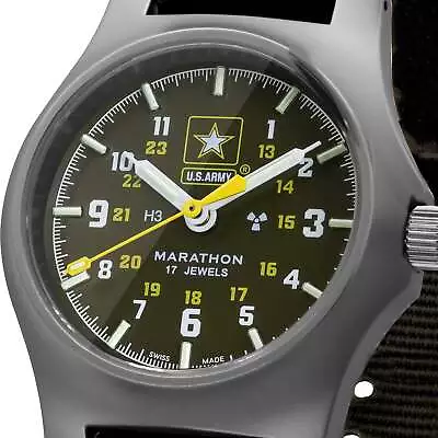 Marathon 36MM OFFICIAL US ARMY™ Officer's Mechanical Watch  (GPM): Limited: NEW • $565