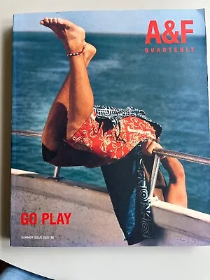 Abercrombie Fitch Catalog Quarterly Summer Issue 2000 GO PLAY • $48