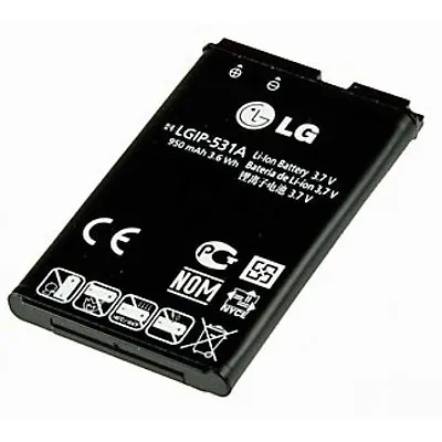 LG LGIP-531A OEM Cell Flip Phone Li-Ion 3.7V Battery 950mAh 3.6Wh 1lCP6/35/54 • $14.99