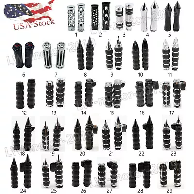 $24.99 • Buy 1'' HandleBar Hand Grips For Yamaha V-Star 650 950 1100 1300 Classic Custom XVS
