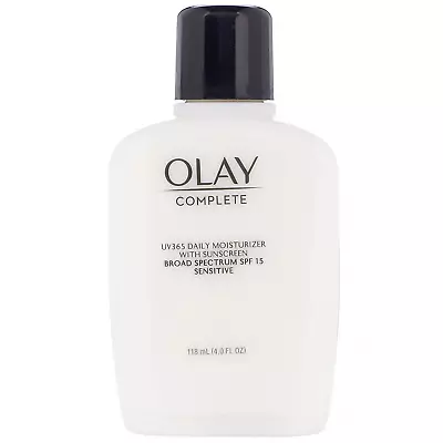 Olay Complete UV365 Daily Moisturizer SPF 15 Sensitive 4.0 Fl Oz (118 Ml) • $35.95