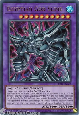 RA01-EN029 Egyptian God Slime :: Ultra Rare 1st Edition YuGiOh Card • £2.48