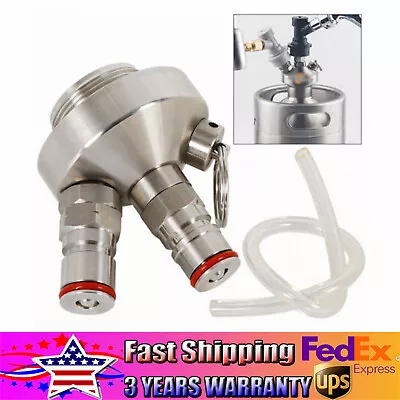 Ball Lock Hose Stainless Steel Mini Keg Tap Dispenser Beer Growler Home Brewing • $22.80