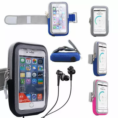 Universal Sports Arm Band Case Phone Bag Screen Touch Jogging Belt For Iphone AU • $13.19