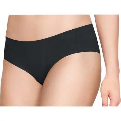 Under Armour Pure Stretch (3 Pack) Womens Hipster Brief - Black • £18.95