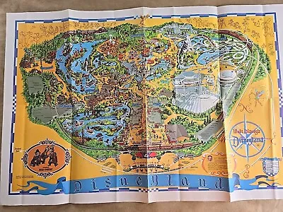 Disneyland Vintage 1968/1972 Theme Park Map Poster • $36