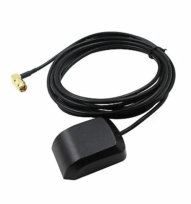Vehicle GPS Navigation Active Antenna With Magnetic Base SMA Right Angle Adapter • $6.09