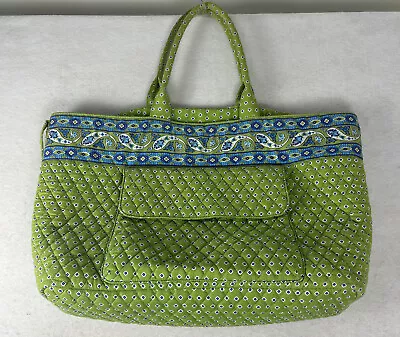 Vera Bradley Miller Bag In Green Apple (#2) 23x13x7 Beach Bag/Picnic • $49.99