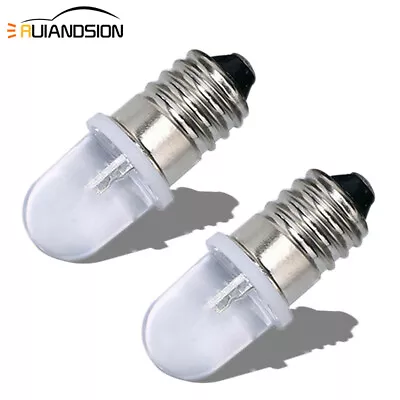 Screw E10 F5 LED Interior Light Bulb Lamp White/ Warm White AC 48V 55V 120V 220V • $6.59