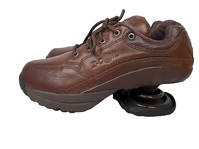Z Coil Walker M 8 Lace Up Brown Leather Shoes 41 EU 7 UK 26 CM • $55