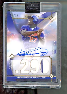 2023 Topps Luminaries #HKAR-VG Vladimir Guerrero Auto Patch /15 Expos ENCASED • $99