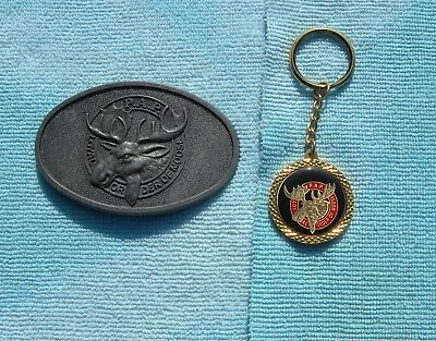  Loyal Order Of Moose Belt Buckle And Key Ring Both Unused • $18