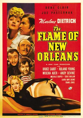 The Flame Of New Orleans Marlene Dietrich Poster Print  • $6.49