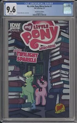My Little Pony Micro-series #1 - Cgc 9.6 - Df Variant W/coa - Limited To 500 • $139.99