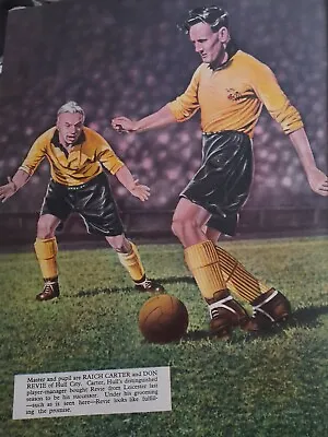 HULL CITY  DON REVIE RAICH CARTER 1950 Photo  • £1.95