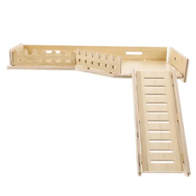  Guinea Pig Ladder Platform Hamster Cage Solid Wood Accessories • £9.95