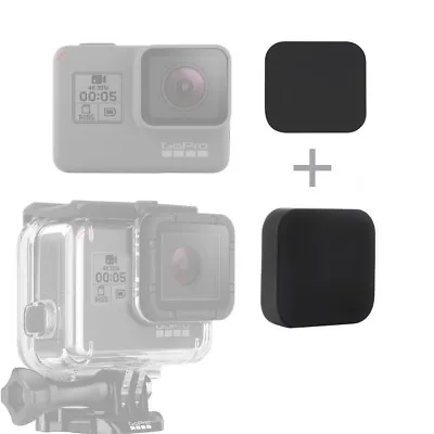 Soft Silicone Lens Cap Kit Cover Protector For GoPro Hero 5 6 7 Black Camera • $8.55