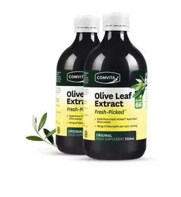 Buy 1 Get 1 Free Comvita Olive Leaf Extract 500ml  BBF 07/22 • £18.99