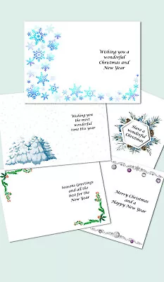 Premium Quality - Christmas Card Inserts A4/A5 - Pack 1 • £5