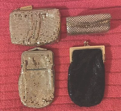 Whiting And Davis Lot Of 4 - Coin Purse Lipstick Case Two Coin/cigarette Purse • $50