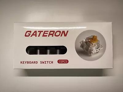 Gateron Oil King Lubed Linear Switch 72 Pcs 5pin RGB 65g For Mechanical Keyboard • $60