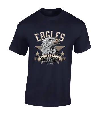 Eagles Los Angeles Mens T Shirt Usa America Design Flag Cool Retro Fashion • £8.99