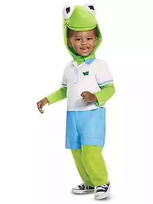 Kermit The Frog Disney The Muppets Show TV Baby Infant Boys Costume 12-18M • $83.95