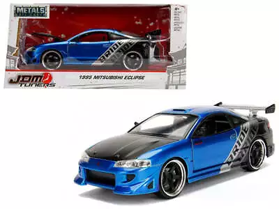 1995 Mitsubishi Eclipse Bride  Blue  JDM Tuners  1/24 Diecast Model Car • $54.95