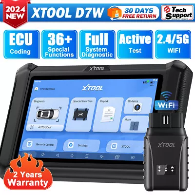 XTOOL D7W Auto Diagnostic Scanner Bi-directional Scan Tool ECU Coding CANFD WIFI • $699