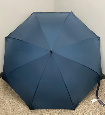 Golf Leighton Typhoon Navy 100% Nylon Automatic Open Umbrella 64” With Cover • $19.99