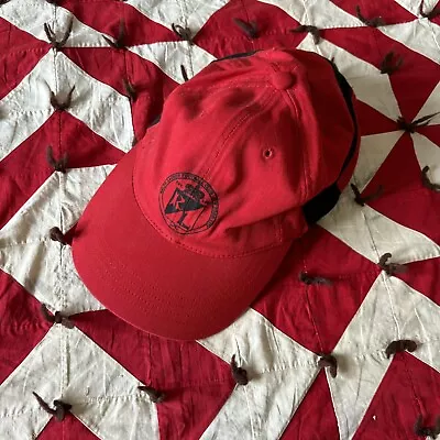 Vintage Polo Ralph Lauren Fitted Hat As Is Worn Flaws Mens L/XL Red • $23.94