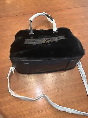 MILLY Purse NWT Barney’s New York Soft Plush Handbag Black • $99