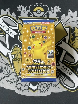 $119 • Buy [AUS Stock] Pokemon TCG 25th Anniversary Celebrations Booster Box Chinese Sealed