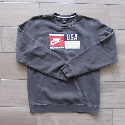 Nike USA Olympic Soccer Sweatshirt Adult Size Small Crewneck Sweater Vintage • $39.95