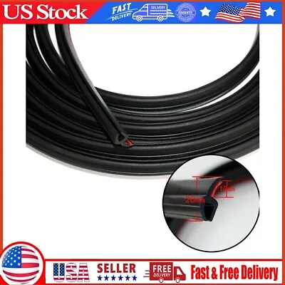 1.8m Rubber Car Glass Panel Seal Front Or Rear Windshield Moulding-Strip W/ Tape • $12.46