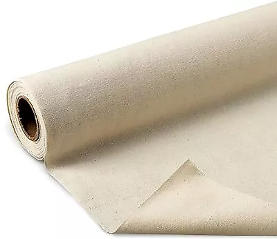 100% Cotton Duck Canvas Natural 7oz. 60 Inch Wide By The Yard • $10.95