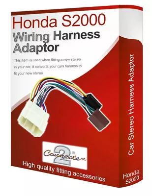 Honda S2000 Radio Stereo Wiring Harness Adapter Lead Loom Converter • $16.97