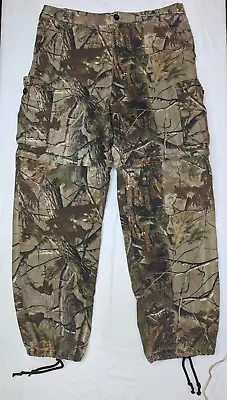 Realtree LEAF Camo Pants Convertible Sz 34x32 Liberty Brand Worn Faded • $35