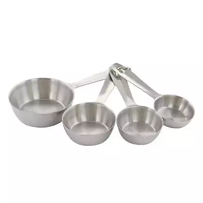 4 Piece Stainless Steel Measuring Cup Set • $29.99