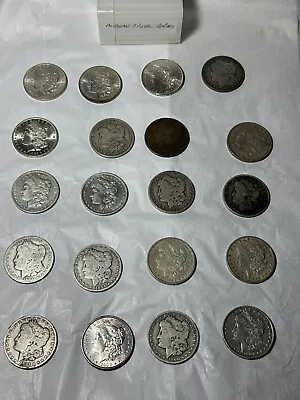 Lot Of Twenty Mixed Dates Of Morgan Silver Dollars 1883 Through 1901 New Orleans • $199.99